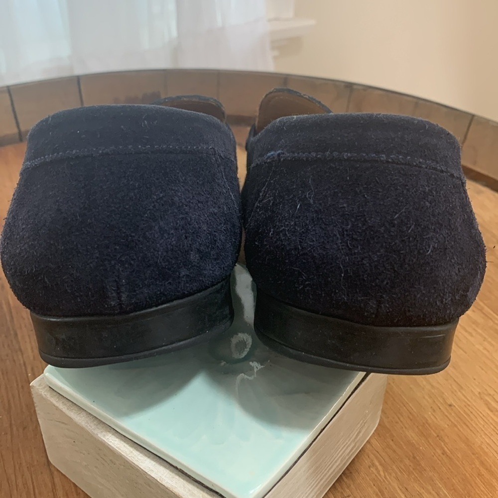 Magnanni | Blue Suede Slip On Loafers Shoes 9.5 M - Picture 6 of 16